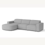 Olio Selezione Sofa w kształcie litery L Tkanina Raven 7